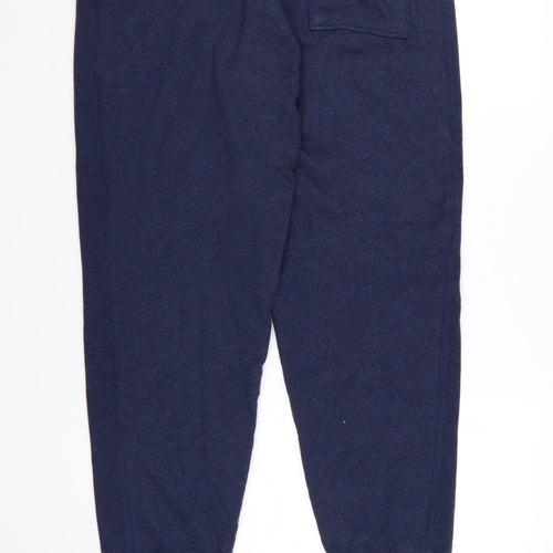 Superdry Men's Blue Joggers XL Fleece Lined Elastic Waist Trousers