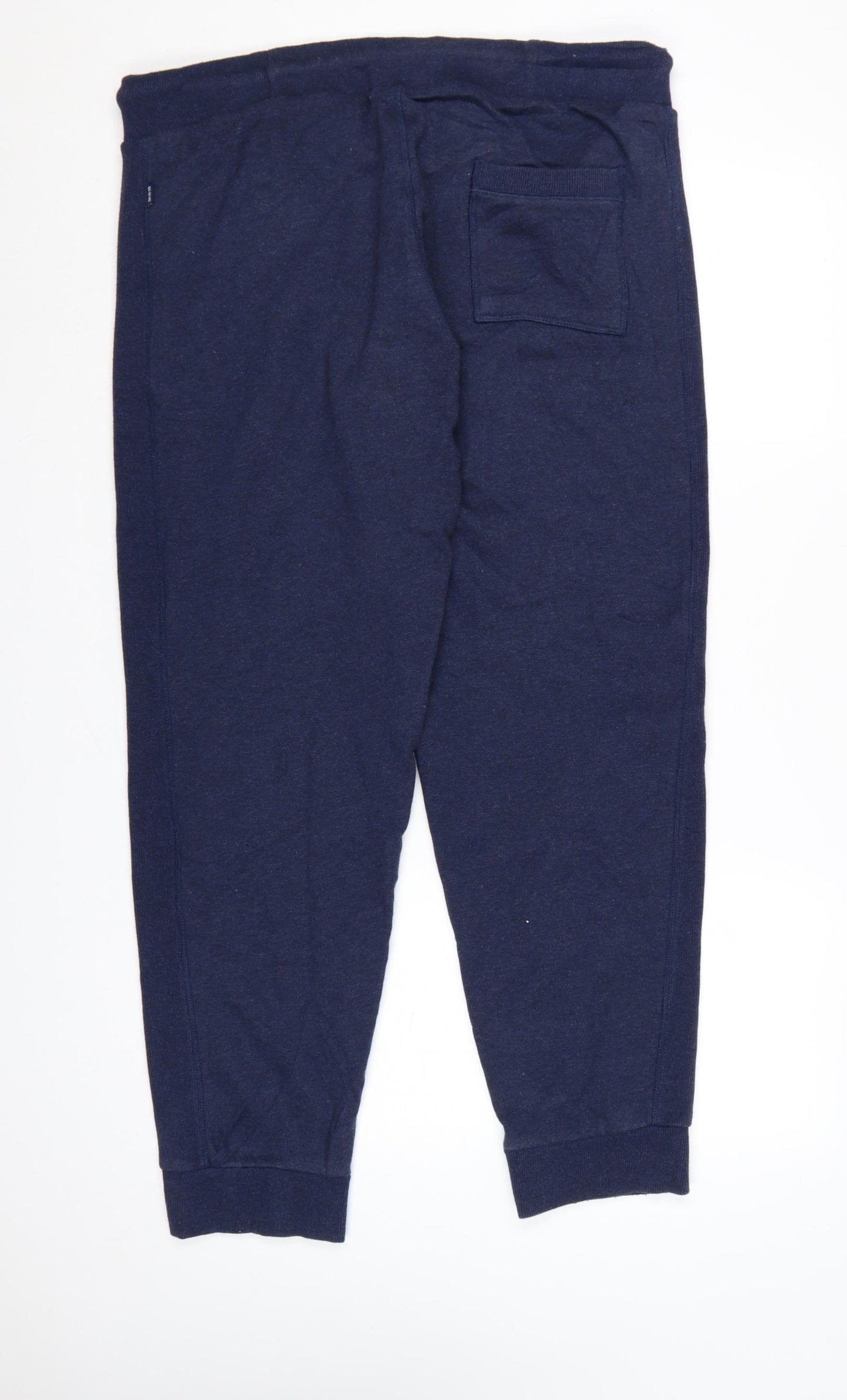 Superdry Men's Blue Joggers XL Fleece Lined Elastic Waist Trousers