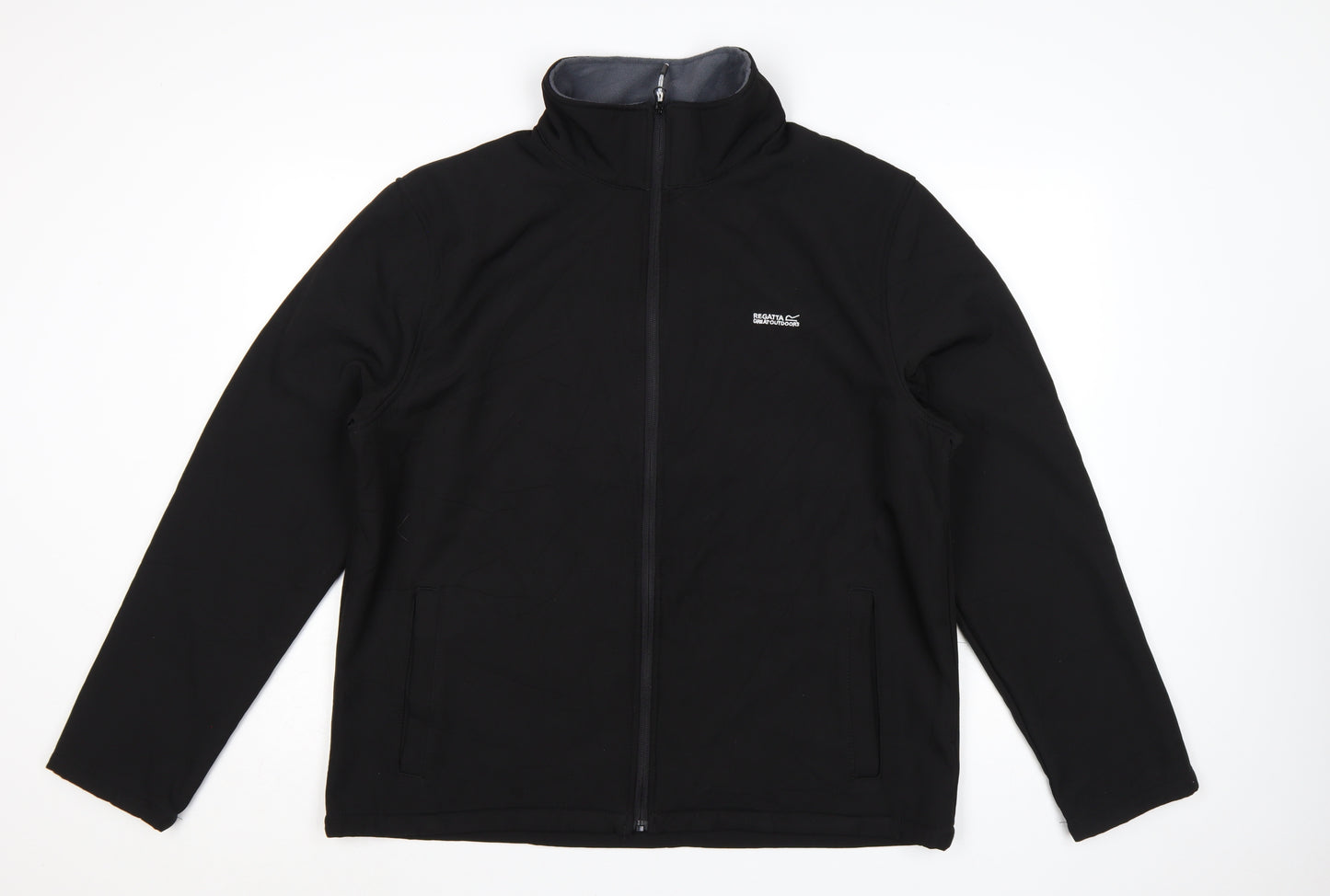 Regatta Men’s Black XL Softshell Outdoor Jacket Windproof Water Resistant