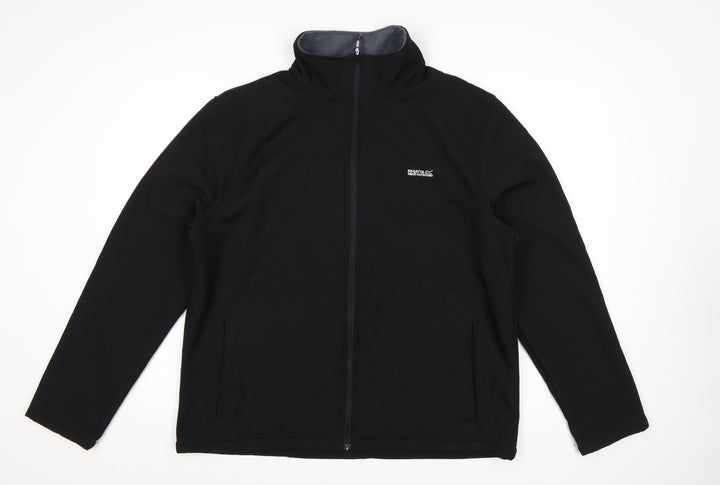 Regatta Men’s Black XL Softshell Outdoor Jacket Windproof Water Resistant