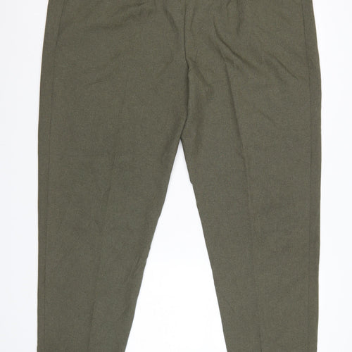 Classics Women’s Olive Green Size 22 Tapered Polyester Trousers