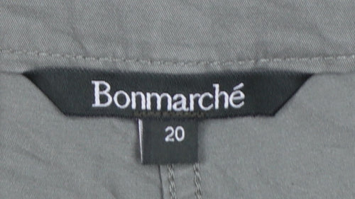 Bonmarché Women’s Green Cotton Capri Trousers Size 20