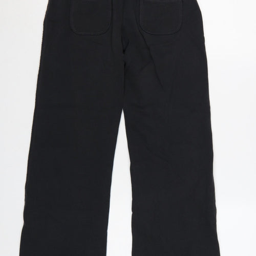 Nike Womens Black XS Sweatpants Cotton Elastic Waist Logo