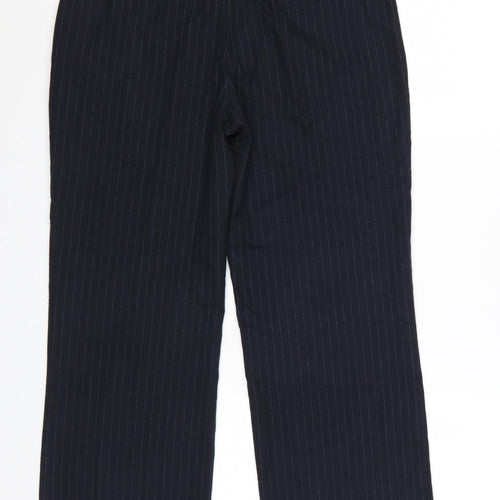 Next Women’s Blue Pinstripe Tailored Dress Trousers Size 12