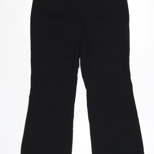Next Petite Women's Black Size 8 Straight Leg Stretch Trousers
