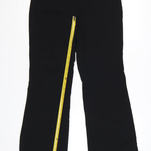 Next Petite Women's Black Size 8 Straight Leg Stretch Trousers