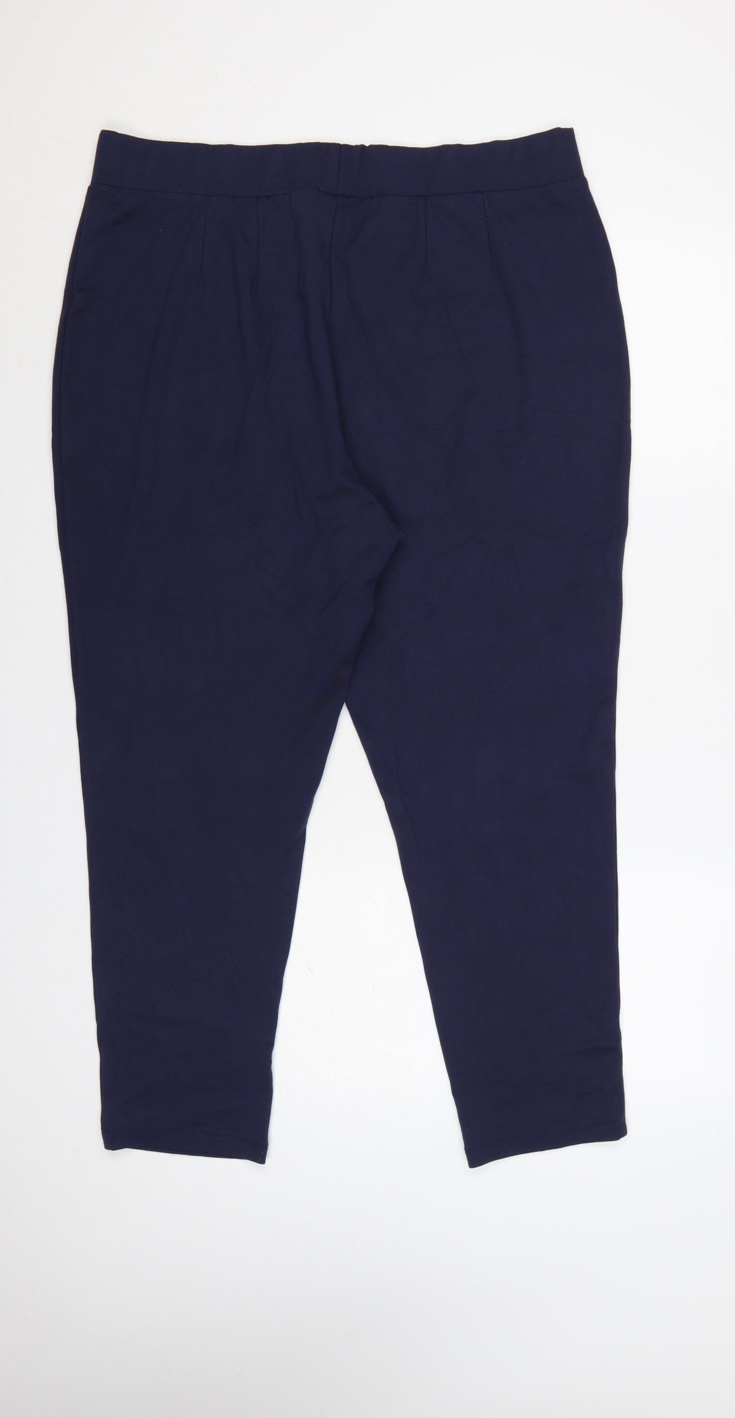 Studio Women's Blue Plus Size 20 High Rise Stretch Leggings