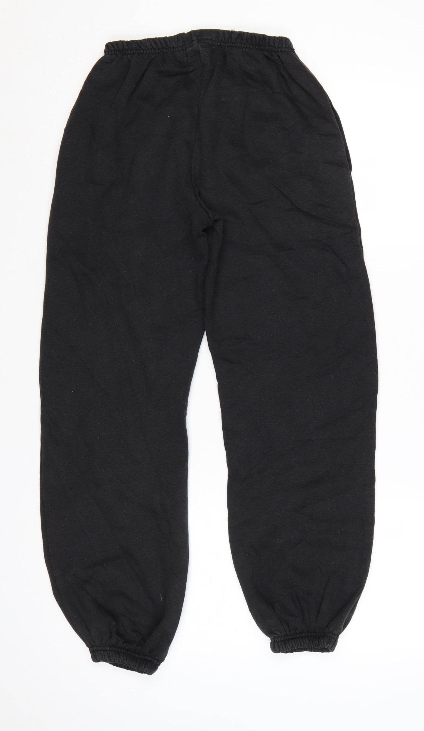PrettyLittleThing Womens Black Petite Size 6 Jogger Trousers