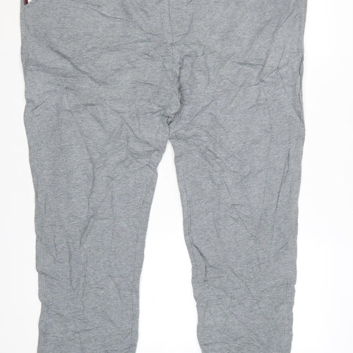 Boden Men's Grey Cotton Jogger Trousers XL Comfortable Casual
