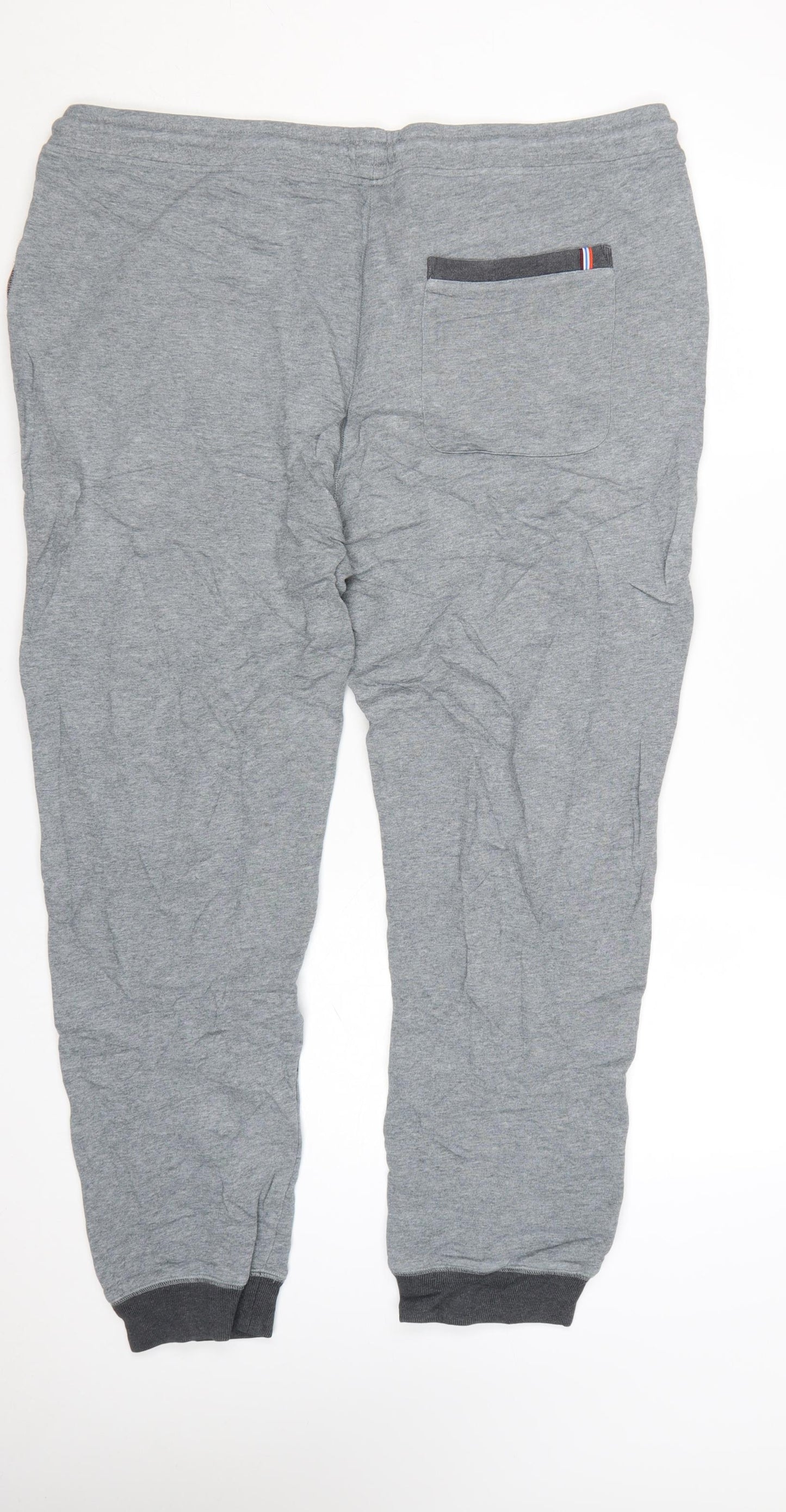 Boden Men's Grey Cotton Jogger Trousers XL Comfortable Casual