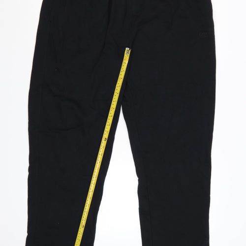 Cotton Traders Men's Black 3XL Sweatpants Elastic Waist Jersey Trousers