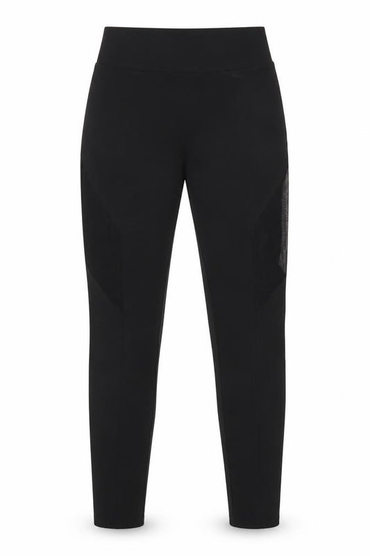 Miss Selfridge Women Black UK 8 Ankle Leggings Polyester Blend