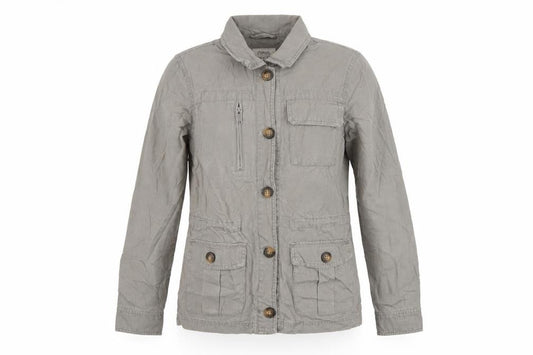 Next Women's Beige Military Style Cotton Jacket Size 6