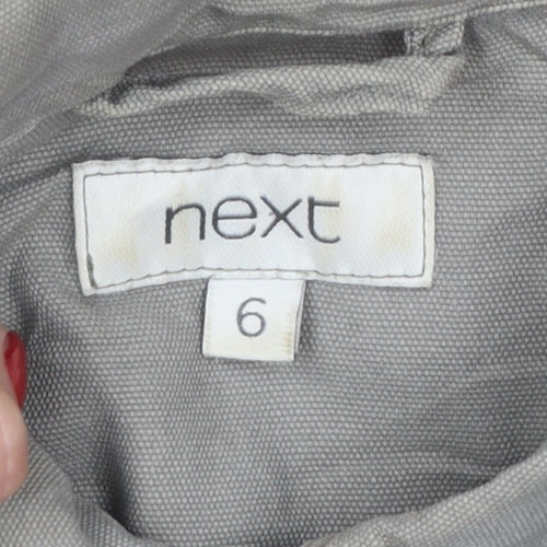 Next Women's Beige Military Style Cotton Jacket Size 6