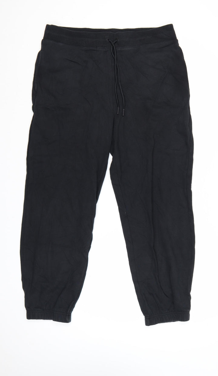 Marks and Spencer Women’s Black Jogger Trousers Size 16 Regular
