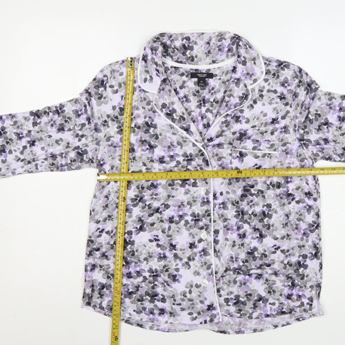 Simply Vera Vera Wang Women's Multicoloured Floral Jersey Pyjama Top M