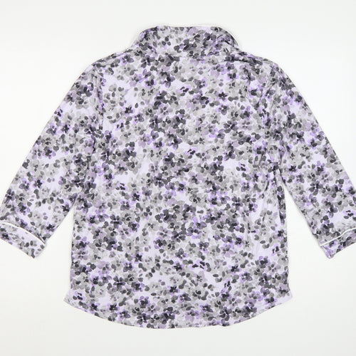 Simply Vera Vera Wang Women's Multicoloured Floral Jersey Pyjama Top M