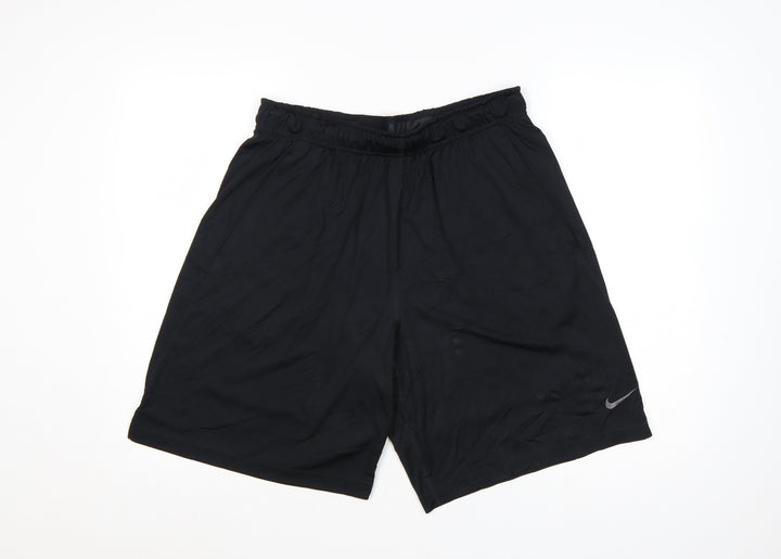 Nike Men's Black Large Dri-FIT Athletic Training Shorts