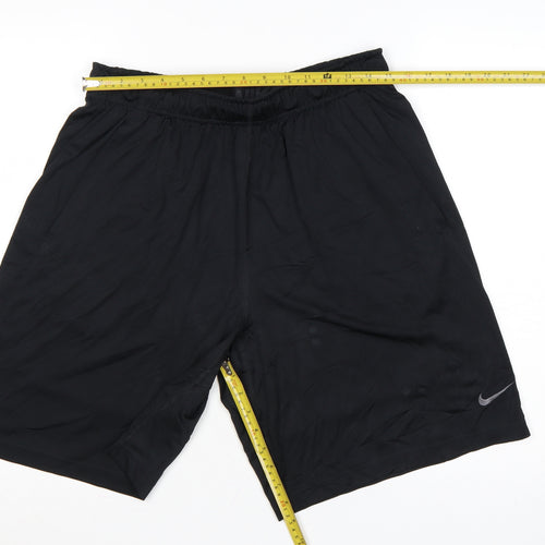 Nike Men's Black Large Dri-FIT Athletic Training Shorts