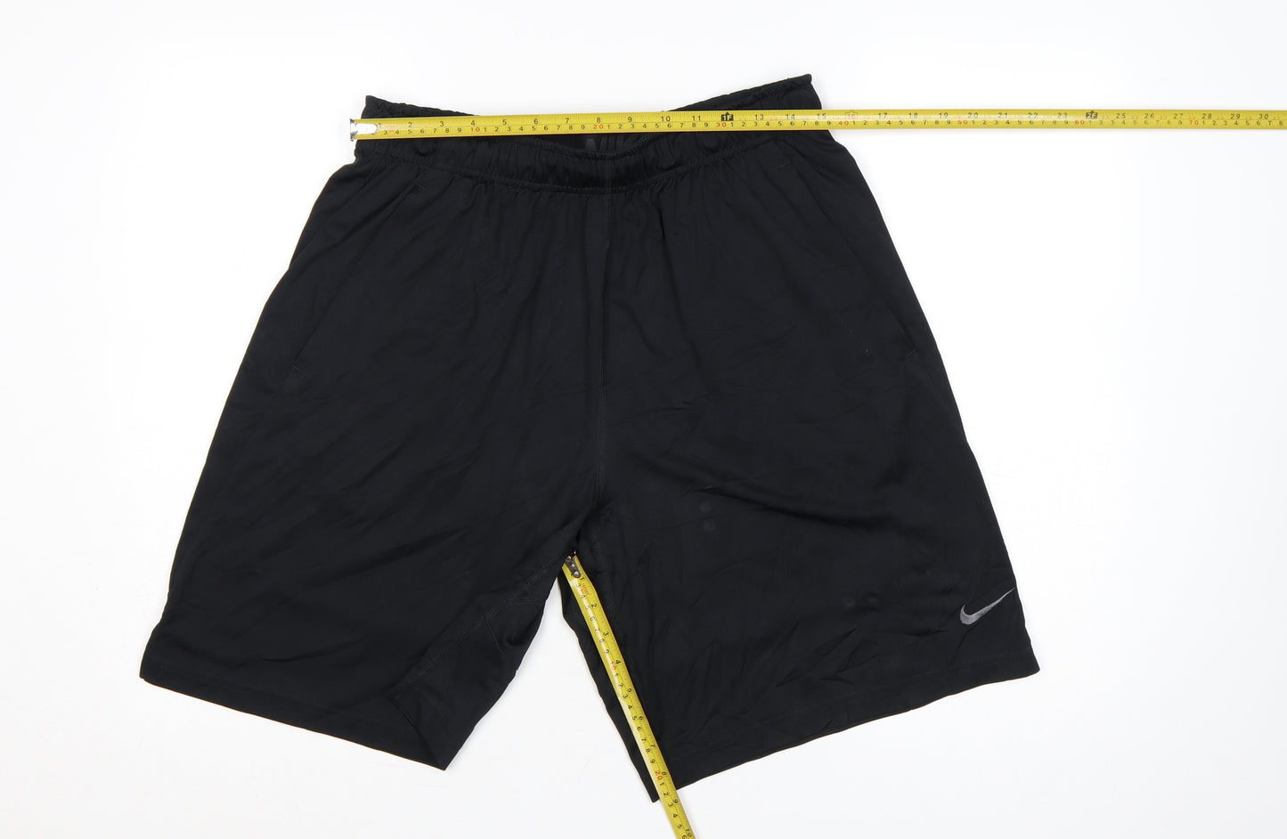Nike Men's Black Large Dri-FIT Athletic Training Shorts