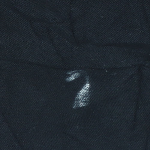 Marks and Spencer Women's Black Regular Straight Trousers Size 8