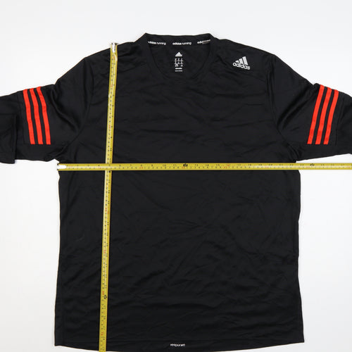 Adidas Men's Black XL Long Sleeve Running T-Shirt Climalite