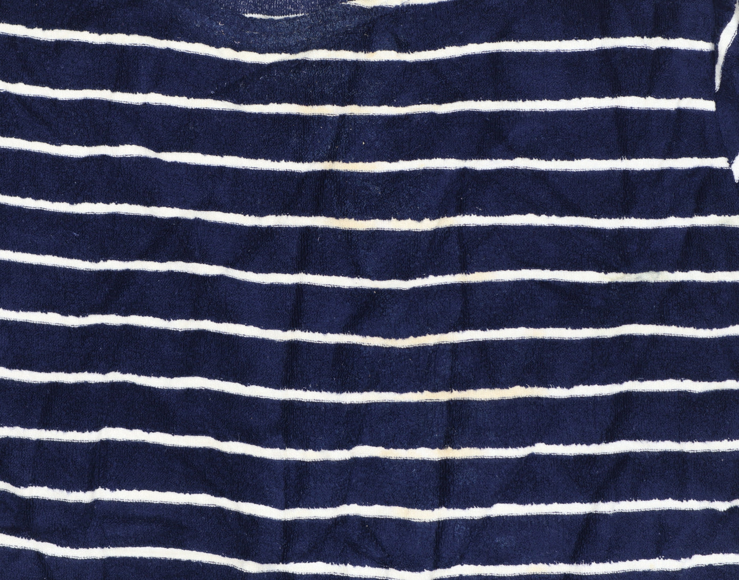 Armor Lux Women Navy White Striped Pullover Sweatshirt L Cotton Blend