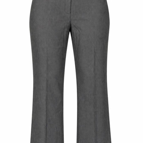 Next Women Grey Straight Leg Trousers Size 8 Viscose Blend Workwear