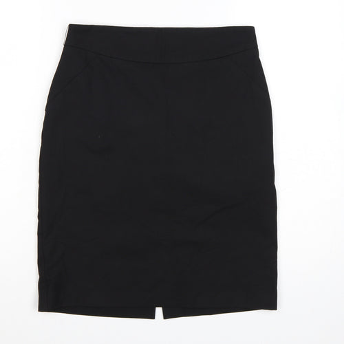 Oasis Womens Black Size 10 Pencil Knee Length Work Skirt
