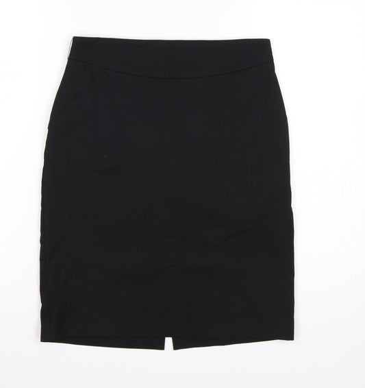 Oasis Womens Black Size 10 Pencil Knee Length Work Skirt