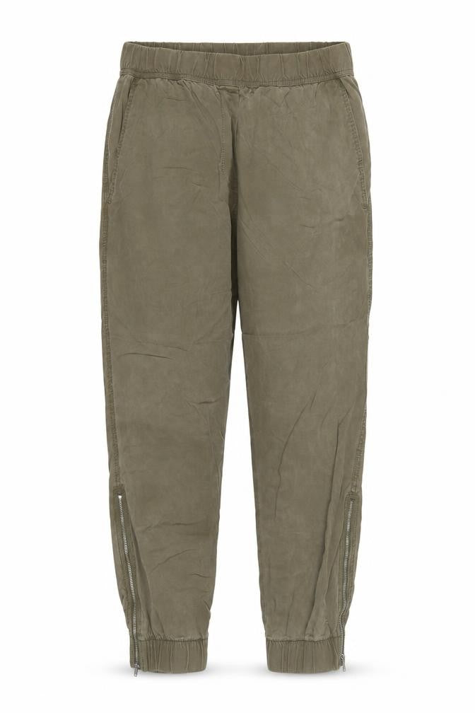 Gap Women's Green Lyocell Jogger Trousers Size S Elastic Waist