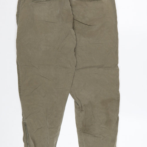 Gap Women's Green Lyocell Jogger Trousers Size S Elastic Waist