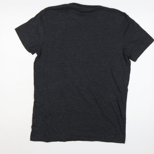 French Connection Men's Grey Crew Neck Short Sleeve T-Shirt Size L