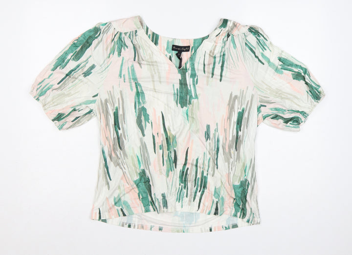 Phase Eight Women's Multicoloured Viscose Tunic Blouse UK 14
