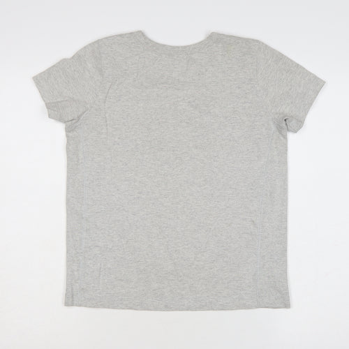 Champion Womens Grey XS Basic Crew Neck Cotton T-Shirt