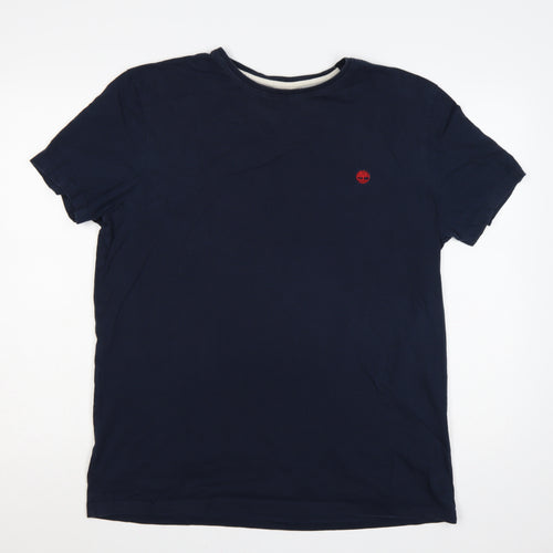 Timberland Men's Blue XL Slim Fit Organic Cotton T-Shirt