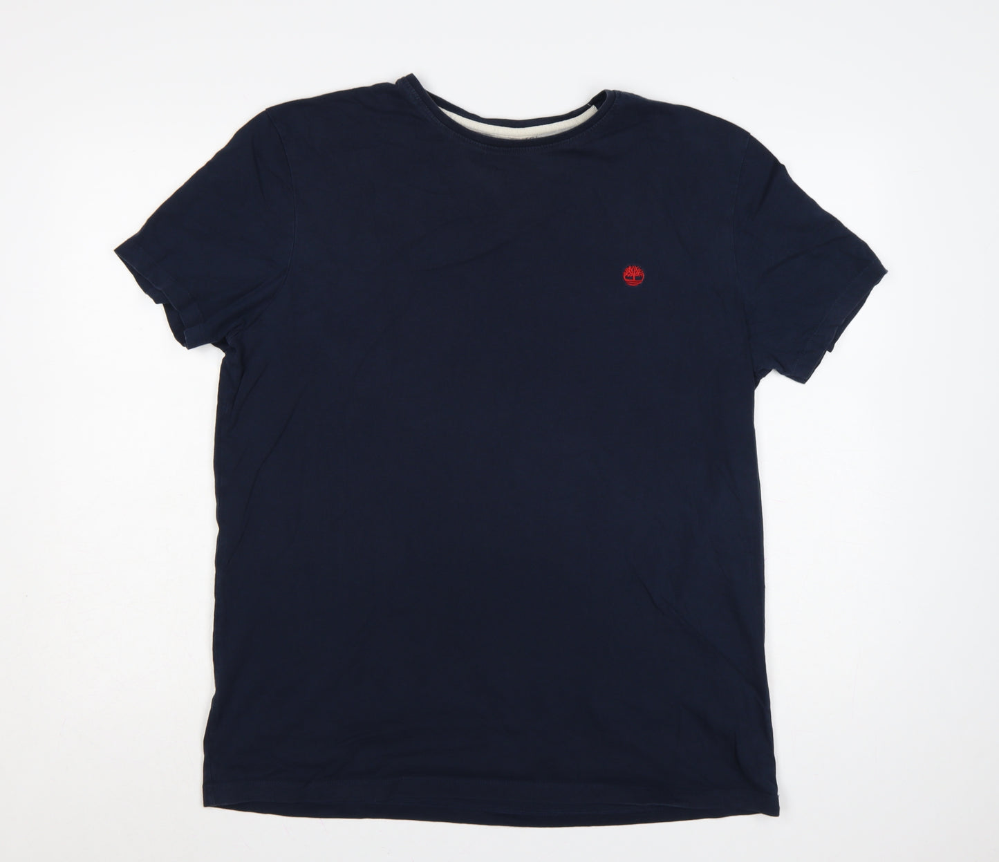 Timberland Men's Blue XL Slim Fit Organic Cotton T-Shirt