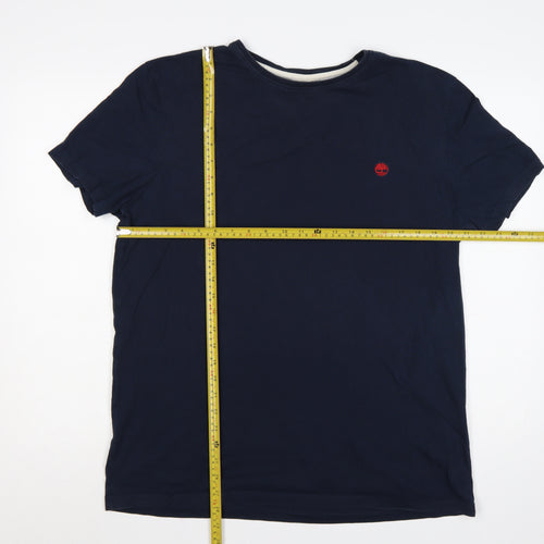 Timberland Men's Blue XL Slim Fit Organic Cotton T-Shirt