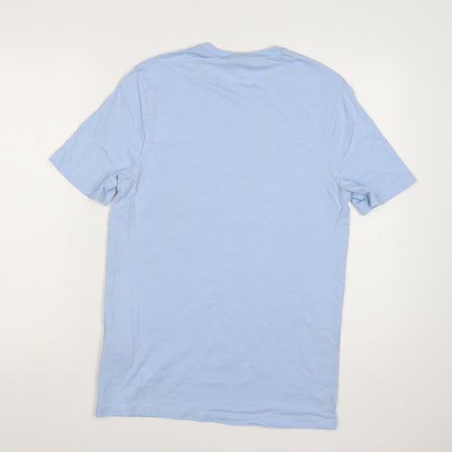 Lyle & Scott Men's Blue Cotton Crew Neck Short Sleeve T-Shirt Size L