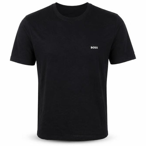 Hugo Boss Men's Black Crew Neck Cotton T-Shirt Size L