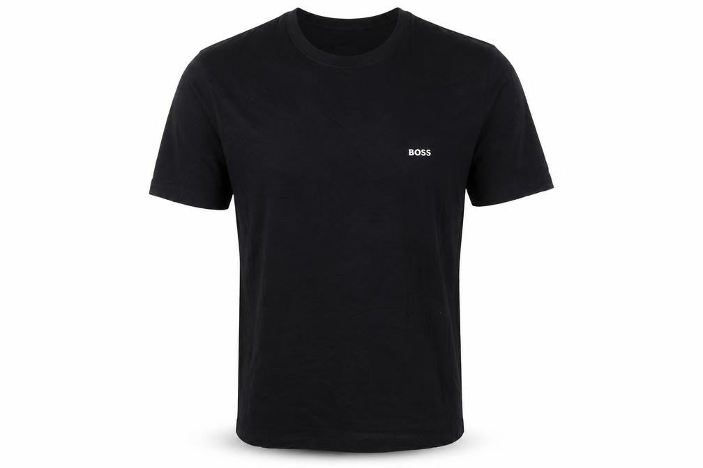 Hugo Boss Men's Black Crew Neck Cotton T-Shirt Size L