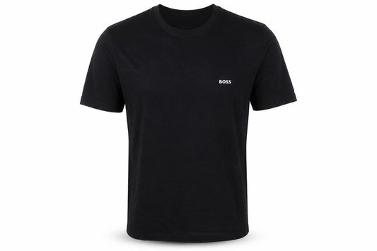 Hugo Boss Men's Black Crew Neck Cotton T-Shirt Size L