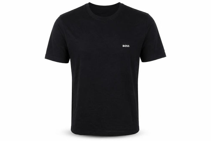 Hugo Boss Men's Black Crew Neck Cotton T-Shirt Size L