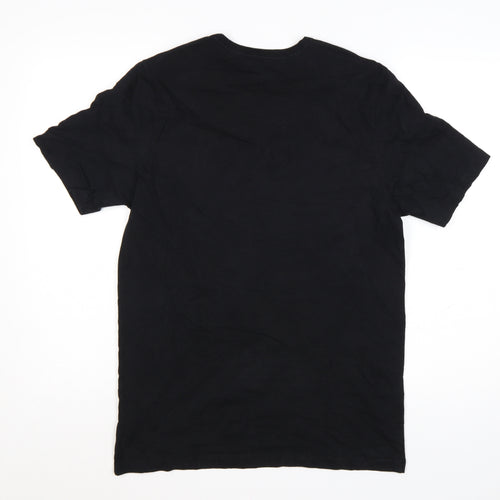 Hugo Boss Men's Black Crew Neck Cotton T-Shirt Size L