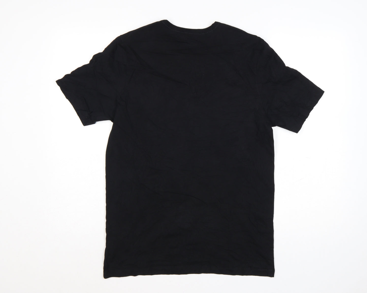Hugo Boss Men's Black Crew Neck Cotton T-Shirt Size L
