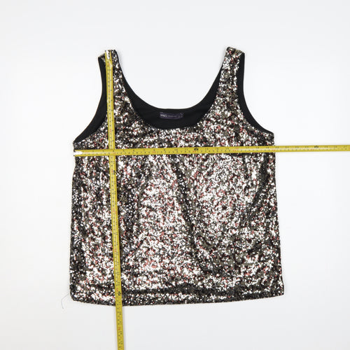 Marks and Spencer Women’s Multicoloured Sequin Tank Top Size 18