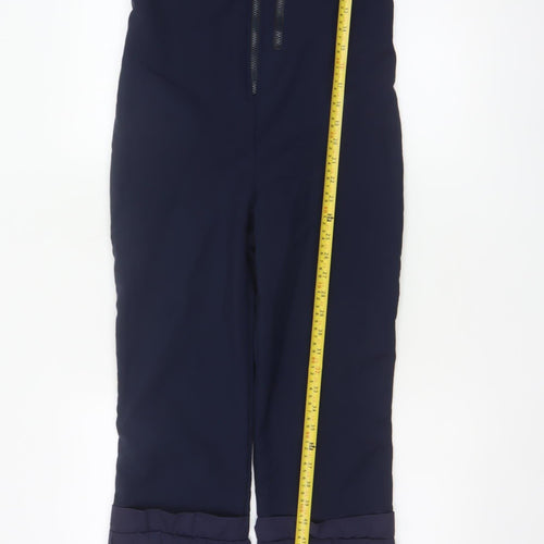 Killy Women's Navy Blue Ski Jumpsuit Size 14 Polyester Blend