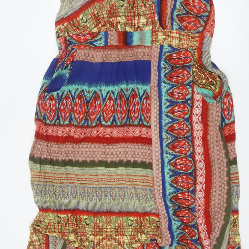 Klass Women’s Multicoloured Viscose Sleeveless Fit & Flare Dress Size 14