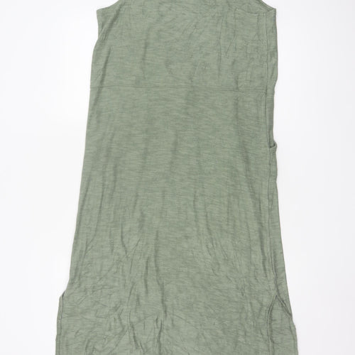Marks and Spencer Women’s Green Size 12 Tank Midi Dress