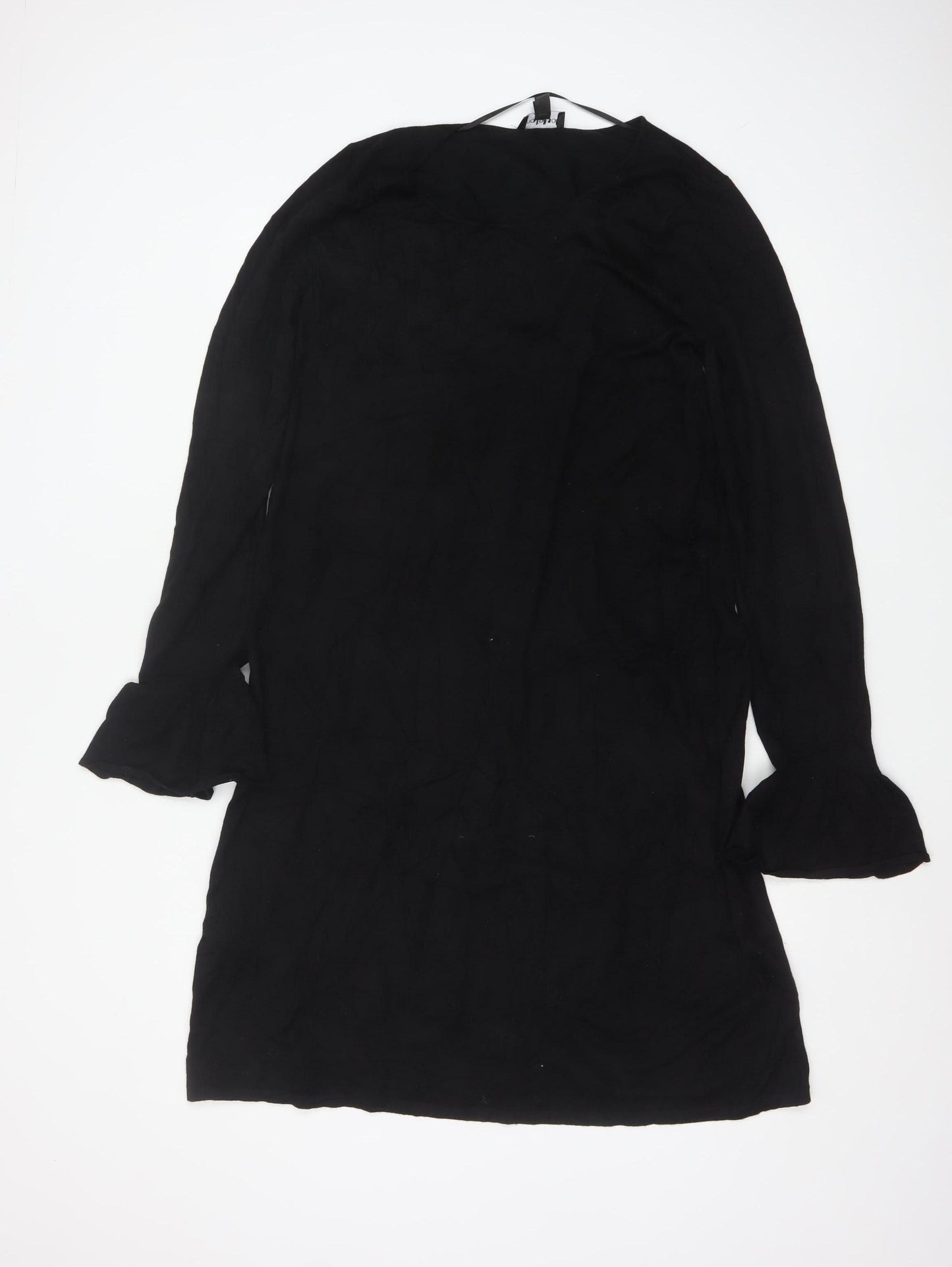 Long Tall Sally Women’s Black Knee Length Shift Dress Size 14 Tall
